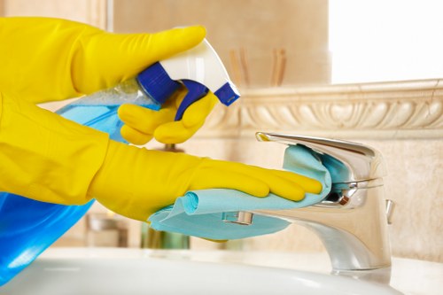 Hot water extraction equipment used for carpet cleaning in St Johns
